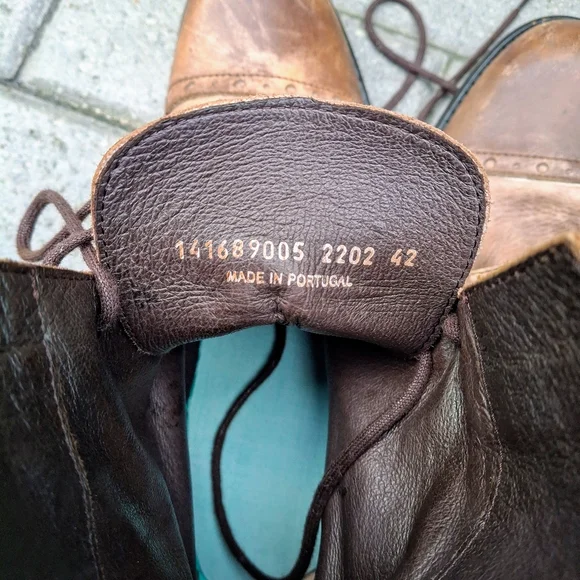 FLY LONDON Men's Walter Lace Up Boot Brown Size 42  ( 9 US )  FLY LONDON - Picture 4 of 5